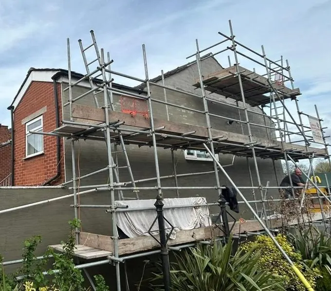 Large rendering project fully scaffolded Preston