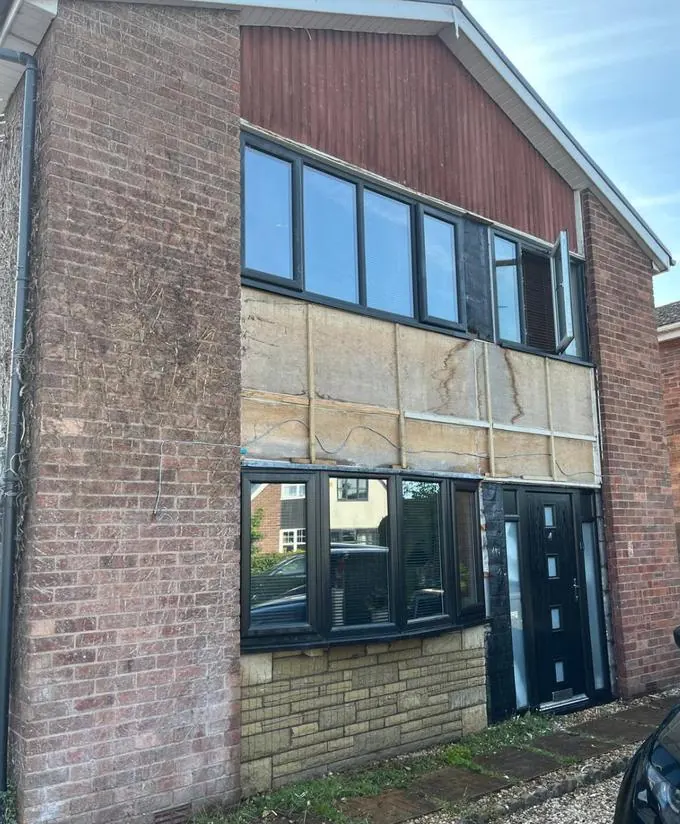 Commercial rendering on a large building Preston
